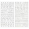 12 Pack: Glitter Block Alphabet Stickers by Recollections™